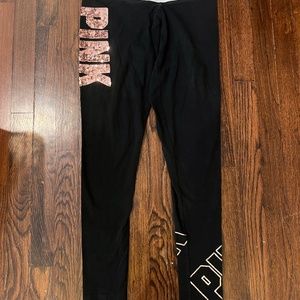 PINK | S Black Yoga Leggings